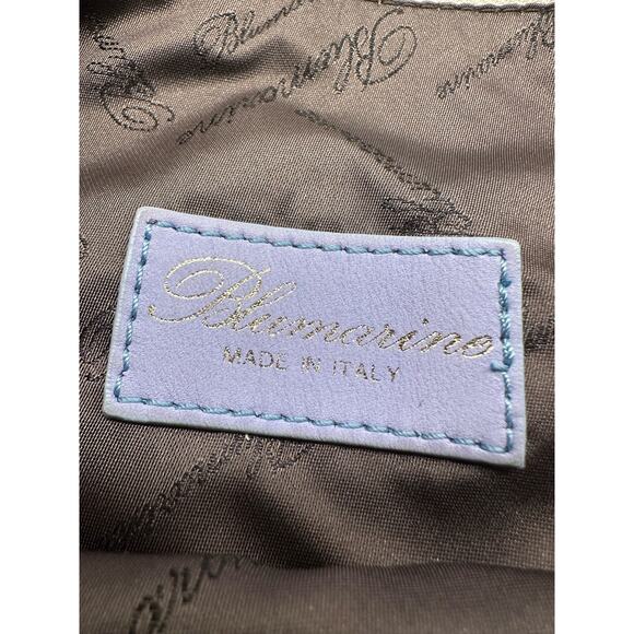 Blumarine purple clutch leather Italian leather‎ purse - Picture 9 of 13